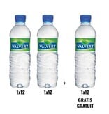 ACTIE VALVERT: 2 + 1 GRATIS: Valvert water, fles van 33 cl, pak van 12 stuks (ref. 53816)