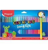 Maped Maped viltstift Color'Peps, blister van 24 stuks