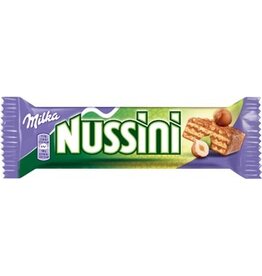 Milka Miilka Nussini reep chocolademelk en hazelnoot, 31,5 g