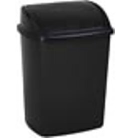 Vepa Bins Vuilbak met swing deksel 15 l, zwart