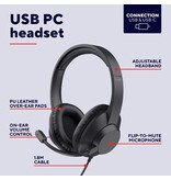 Trust Trust Ayda Max Headset, over ear, USB aansluiting