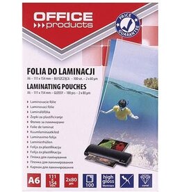 Office Products OFFICE products lamineerhoes A6, 160 micron (2 x 80 micron), pak van 100 stuks