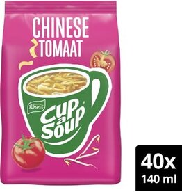Cup A Soup Knorr Cup-a-Soup vending, chinese tomaat, 140 ml, zak van 40 porties