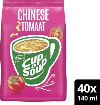 Cup A Soup Knorr Cup-a-Soup vending, chinese tomaat, 140 ml, zak van 40 porties