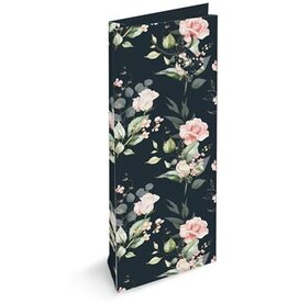 Merkloos Geschenkzak Spirit Of Roses, voor fles, 9 x 36 x 13 cm