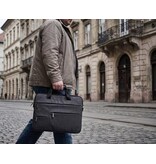 DONAU Donau Travel laptoptas Budapest, 3 l, 14 inch, grijs