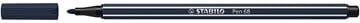 Stabilo STABILO Pen 68 viltstift, marineblauw — levering per 10