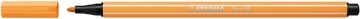 Stabilo STABILO Pen 68 viltstift, papaya oranje — levering per 10
