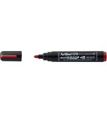 Artline Artline permanent marker Drysafe 170 Eco-Green, 2 mm, ronde punt, rood