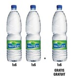 ACTIE VALVERT: 2 + 1 GRATIS: Valvert water, fles van 1,5 liter, pak van 6 stuks (ref. 053805)