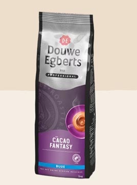 Douwe Egberts Douwe Egberts Cacao Fantasy Blue cacaopoeder voor automaten, pak van 1 kilo