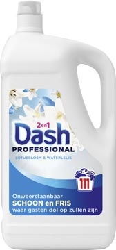 Dash Dash Professional 2 in 1 Formula Lotusbloem & Waterlelie wasmiddel, fles van 4,995 liter, 111 wasbeurten