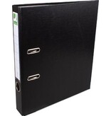 Q-CONNECT Q-CONNECT ordner, voor ft A4, uit PP en papier, met beschermrand, rug van 5 cm, zwart