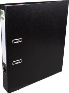 Q-CONNECT Q-CONNECT ordner, voor ft A4, uit PP en papier, met beschermrand, rug van 5 cm, zwart
