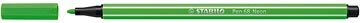 Stabilo STABILO Pen 68 viltstift, neon groen — levering per 10