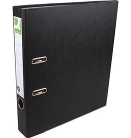 Q-CONNECT Q-CONNECT ordner, voor ft A4, uit Recycolor papier, rug van 5 cm, zwart