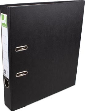 Q-CONNECT Q-CONNECT ordner, voor ft A4, uit Recycolor papier, rug van 5 cm, zwart