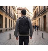 DONAU Donau Travel rugzak Madrid, 14 l, 15,6 inch, zwart