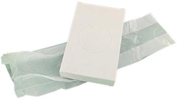 Merkloos Hygiënezakjes LDPE, wit, 46 x 25 stuks