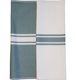 Merkloos Handdoek Payton, ft 50 x 70 cm, gestreept, minéral, pak van 6 stuks