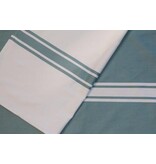 Merkloos Handdoek Payton, ft 50 x 70 cm, gestreept, minéral, pak van 6 stuks