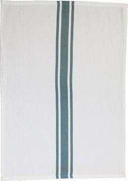 Merkloos Handdoek Payton, ft 50 x 70 cm, gestreept, minéral, pak van 6 stuks