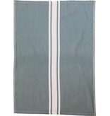 Merkloos Handdoek Payton, ft 50 x 70 cm, gestreept, minéral, pak van 6 stuks