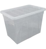 Whitefurze Whitefurze Spacemaster opbergdoos 64 liter, pak van 3 stuks, transparant