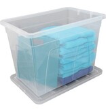 Whitefurze Whitefurze Spacemaster opbergdoos 64 liter, pak van 3 stuks, transparant