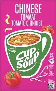 Cup A Soup Knorr Cup-a-Soup chinese tomaat, pak van 21 zakjes