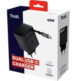 Trust Trust Maxo intrekbare USB-C oplader, 65 W