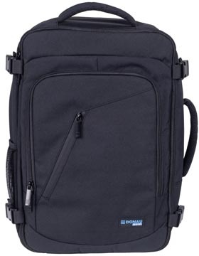 DONAU Donau Travel rugzak Warsaw, 23 l, 15,6 inch, zwart