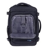 DONAU Donau Travel rugzak Warsaw, 23 l, 15,6 inch, zwart