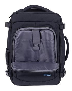 DONAU Donau Travel rugzak Warsaw, 23 l, 15,6 inch, zwart