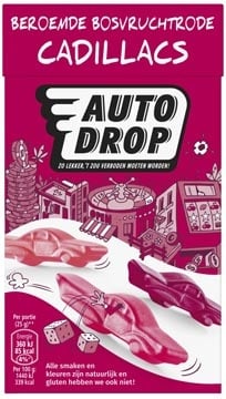 Autodrop Autodrop snoep Cadillacs, doos van 280 gram