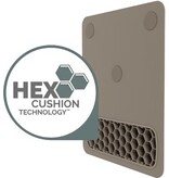 Fellowes Breyta muismat XL met polssteun, zand