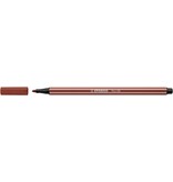Stabilo STABILO Pen 68 viltstift, sienna — levering per 10