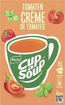 Cup A Soup Knorr Cup-a-Soup tomaat creme, pak van 21 zakjes
