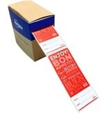 Avery Avery etiketten sluitzegel bezorgmaaltijden, met breukindicatie, ft 40 x 95 mm, dispenser van 250 stuks