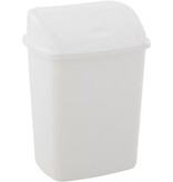 Vepa Bins Vuilbak met swingdeksel, 15 l, wit