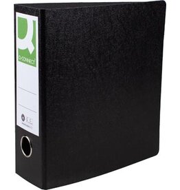 Q-CONNECT Q-CONNECT ordner, voor ft A5, uit karton, staand, rug van 8 cm, zwart
