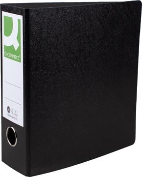 Q-CONNECT Q-CONNECT ordner, voor ft A5, uit karton, staand, rug van 8 cm, zwart
