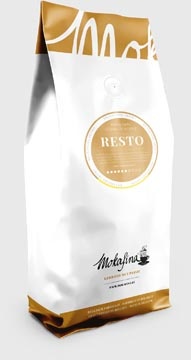 Mokafina Mokafina Resto koffie gemalen koffie, pak van 1 kg, sterkte van 6