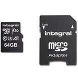 Integral Integral microSDXC geheugenkaart V30, 64 GB