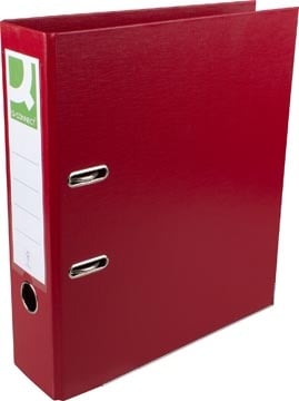 Q-CONNECT Q-CONNECT ordner, voor ft A4, volledig uit PP, rug van 8 cm, bordeaux