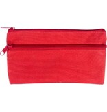 Kangaro Kangaro pennenzak, plat, ft 21 x 11 cm, rood