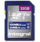 Integral Integral geheugenkaart SDXC V30,  32 GB