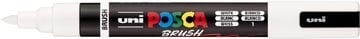 Posca Uni Posca paintmarker PC-5BR, 1 - 4 mm, penseel punt, wit
