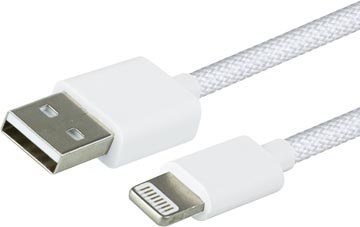 Greenmouse Greenmouse Lightning kabel, USB-A naar 8-pin, 1 m, woven