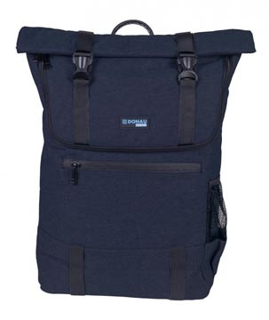 DONAU Donau Travel rugzak London, 18 l, 15,6 inch, marineblauw